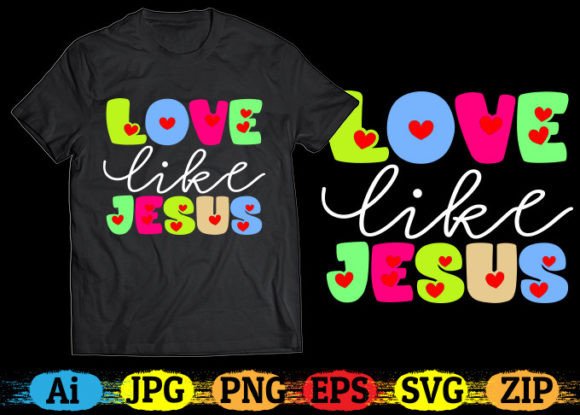 Free Love Like Jesus T-shirt Design Review