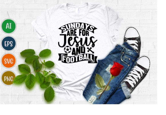 Jesus and Football Jesus Graphic Svg for T-Shirt Designs