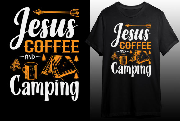 Jesus Coffee and Camping T-Shirt Design Review for T-Shirt Designs