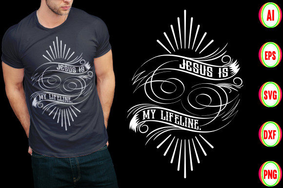 Jesus is My Lifeline. T-Shirt Designs