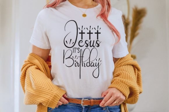 Jesus It's Birthday Svg T-Shirt Designs