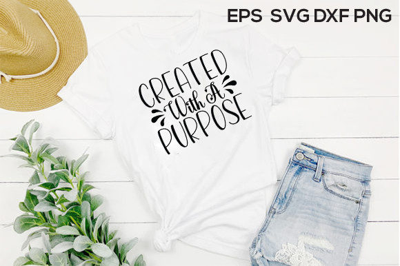 Jesus Svg Design, Created with a Purpose
