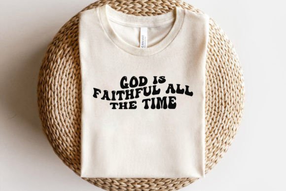 Retro Christian SVG: God is Faithful T-Shirt Design Review